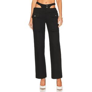 Camila Coelho Zenna Cargo Pant Black